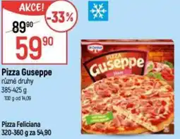 Globus Pizza Guseppe nabídka