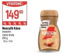 Globus Nescafé Káva instantni nabídka