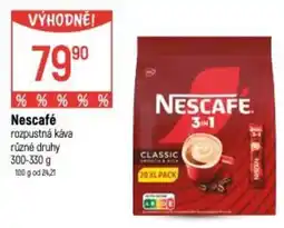 Globus Nescafé rozpustná káva nabídka