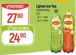 Globus Lipton Ice Tea různé druhy nabídka