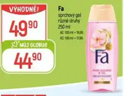 Globus Fa sprchový gel různé druhy nabídka
