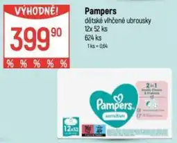Globus Pampers dětské vlhčené ubrousky nabídka
