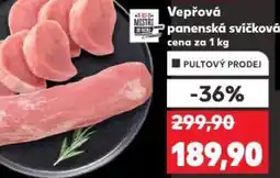 Kaufland Vepřová panenská svíčková nabídka