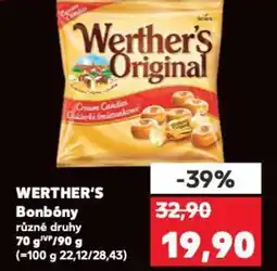 Kaufland WERTHER'S Bonbóny nabídka