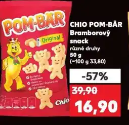 Kaufland CHIO POM-BÄR Bramborový snack nabídka
