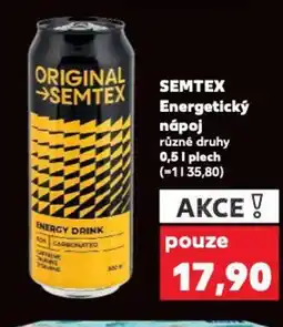 Kaufland SEMTEX Energetický nápoj nabídka
