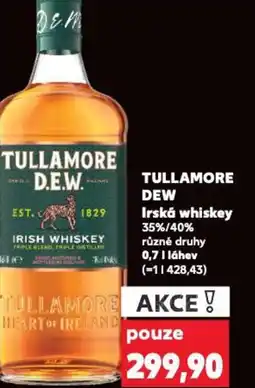 Kaufland TULLAMORE DEW Irská whiskey 35%/40% nabídka