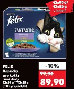 Kaufland FELIX Kapsičky pro kočky nabídka