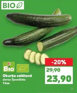 Kaufland Okurka salátová dovoz Španělsko nabídka