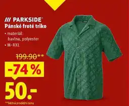 Lidl Pánské froté triko nabídka