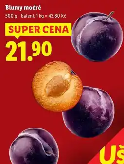 Lidl Blumy modré, 500 g nabídka