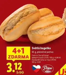 Lidl Světlá bagetka, 65 g nabídka