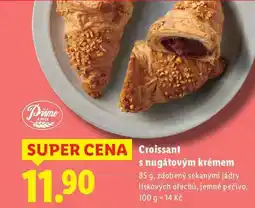 Lidl Croissant s nugátovým krémem, 85 g nabídka
