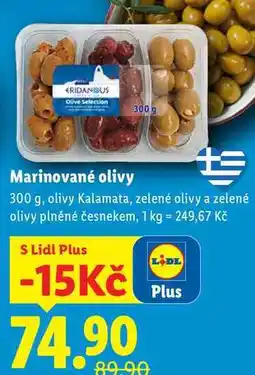 Lidl Marinované olivy, 300 g nabídka