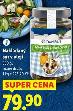 Lidl Nákládaný sýr v oleji, 350 g nabídka