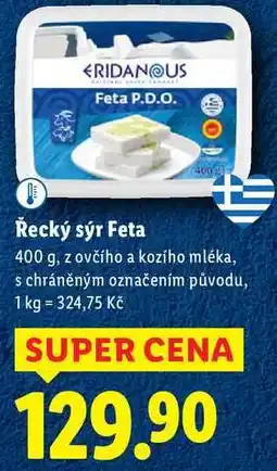 Lidl Řecký sýr Feta, 400 g nabídka