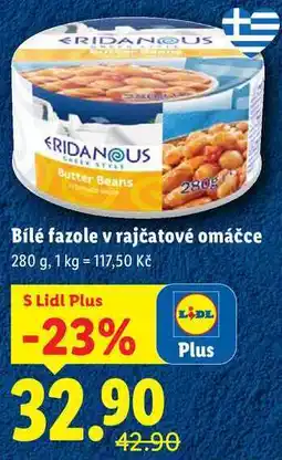 Lidl Bílé fazole v rajčatové omáčce, 280 g nabídka