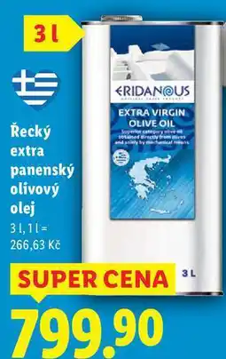 Lidl Řecký extra panenský olivový olej, 3 l nabídka