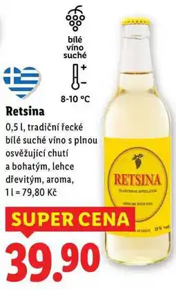 Lidl Retsina, 0,5 l nabídka
