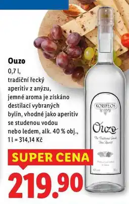 Lidl Ouzo, 0,7 l nabídka