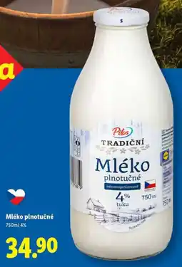 Lidl Mléko plnotučné, 750ml nabídka
