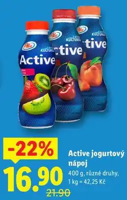 Lidl Active jogurtový nápoj, 400 g nabídka