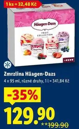 Lidl Zmrzlina Häagen-Dazs, 4x 95 ml nabídka