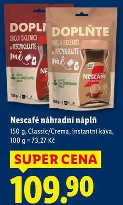 Lidl Nescafé náhradní náplň, 150 g nabídka