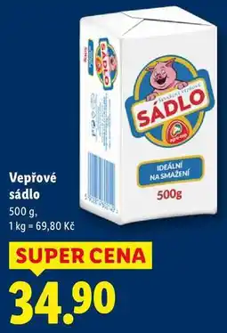 Lidl Vepřové sádlo, 500 g nabídka