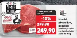 Kaufland Hovězí přední krk, podpleči nabídka