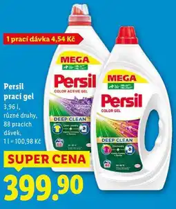 Lidl Persil prací gel 3,96 l/88 pracích dávek nabídka