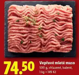 Lidl Vepřové mleté maso, 500 g nabídka