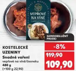 Kaufland KOSTELECKÉ UZENINY Snadné vaření nabídka