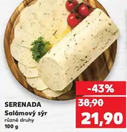 Kaufland SERENADA Salámový sýr nabídka