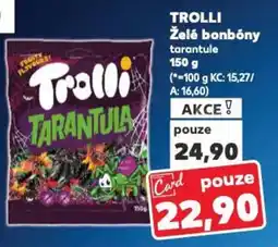 Kaufland TROLLI Želé bonbóny tarantule nabídka