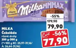 Kaufland MILKA Čokoláda nabídka
