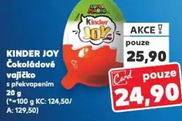 Kaufland KINDER JOY Čokoládové vajíčko nabídka
