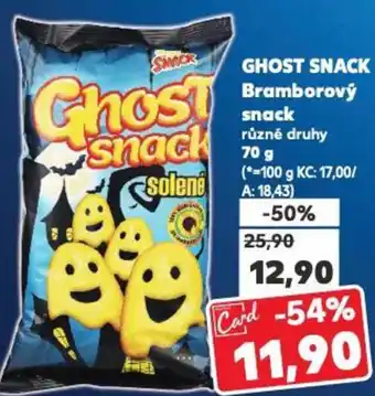 Kaufland GHOST SNACK Bramborový snack nabídka