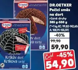 Kaufland DR.OETKER Pečicí směs na dort nabídka