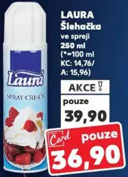 Kaufland LAURA Šlehačka ve spreji nabídka