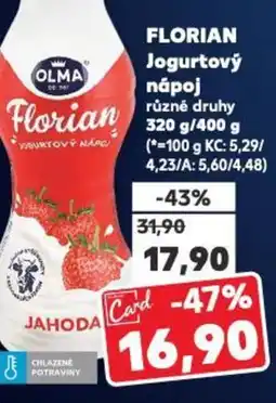 Kaufland FLORIAN Jogurtový nápoj nabídka