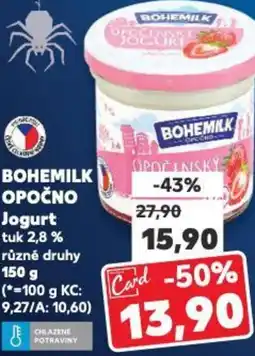 Kaufland BOHEMILK OPOČNO Jogurt nabídka