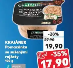 Kaufland KRAJÁNEK Pomazánka se sušenými rajčaty nabídka