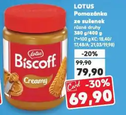Kaufland LOTUS Pomazánka ze sušenek nabídka