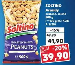 Kaufland SOLTINO Arašidy pražené, solené nabídka