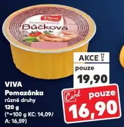 Kaufland VIVA Pomazánka nabídka