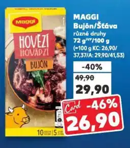 Kaufland MAGGI Bujón/Šťáva nabídka