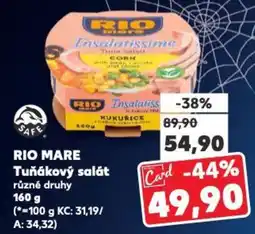 Kaufland RIO MARE Tuňákový salát nabídka