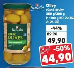 Kaufland Olivy nabídka