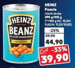 Kaufland HEINZ Fazole nabídka